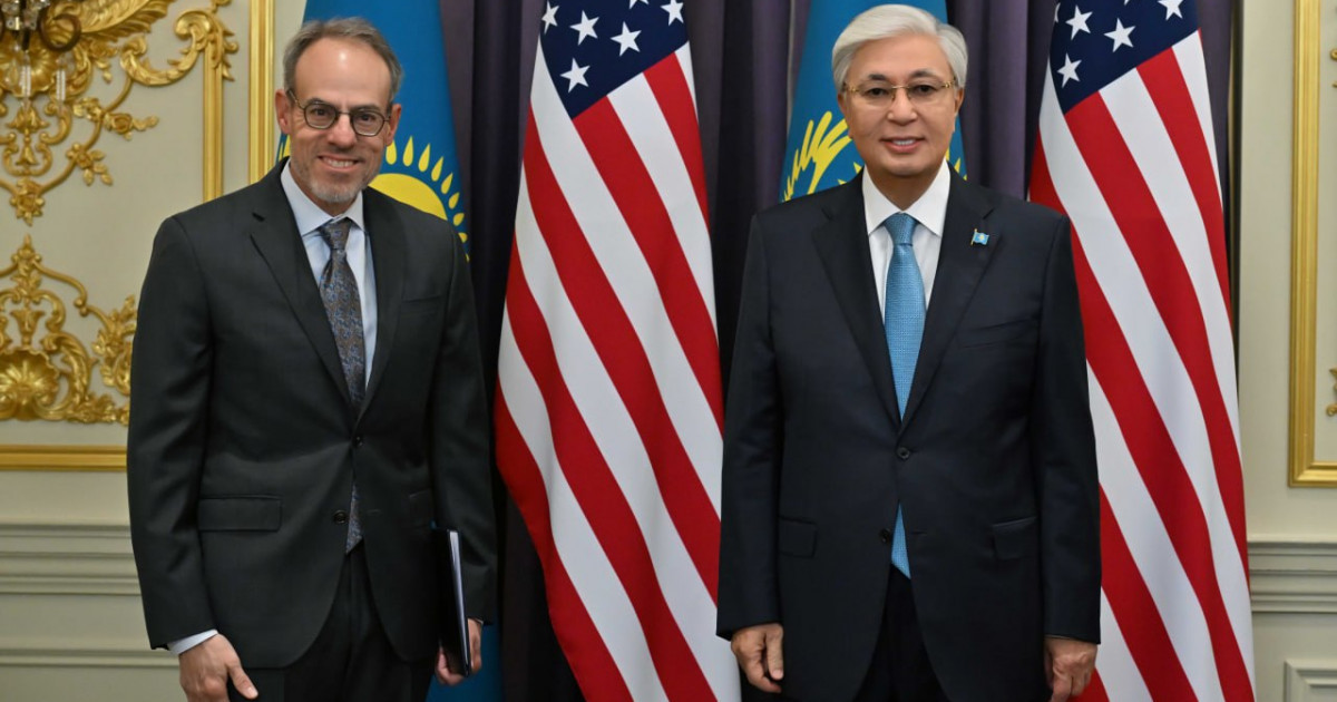 Президент Amazon компаниясының аға вице-президенті Дэвид Запольскиді қабылдады