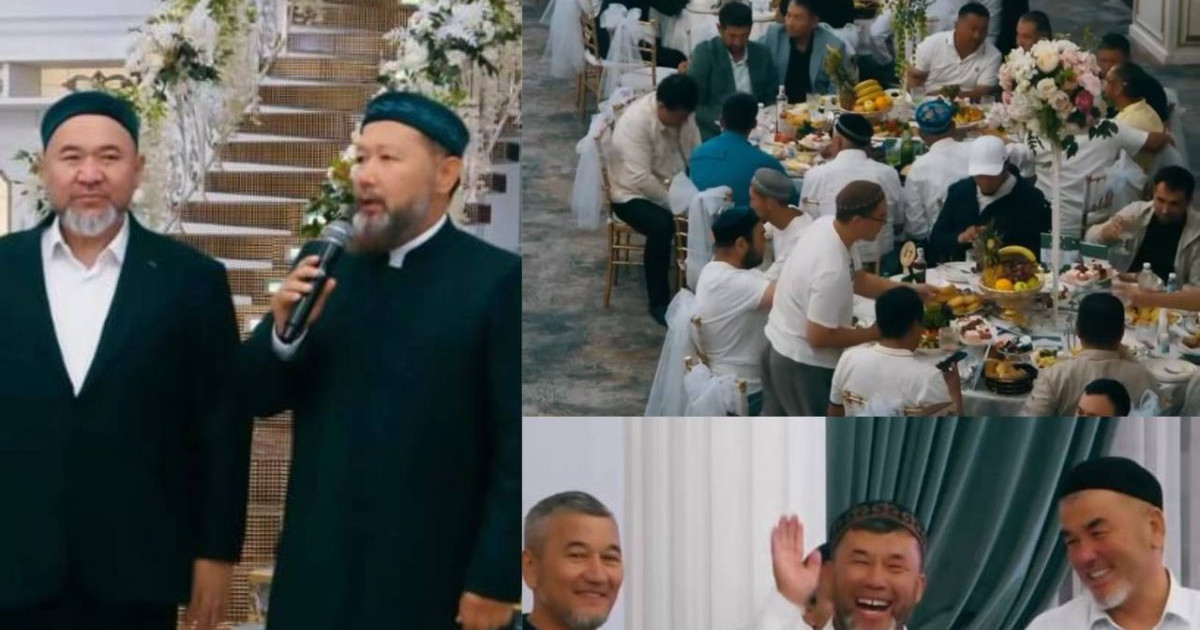 «Тойда 350 адам болған»: Алматыда имам қызының ұзатуына тек ер адамдарды шақырған (ВИДЕО)