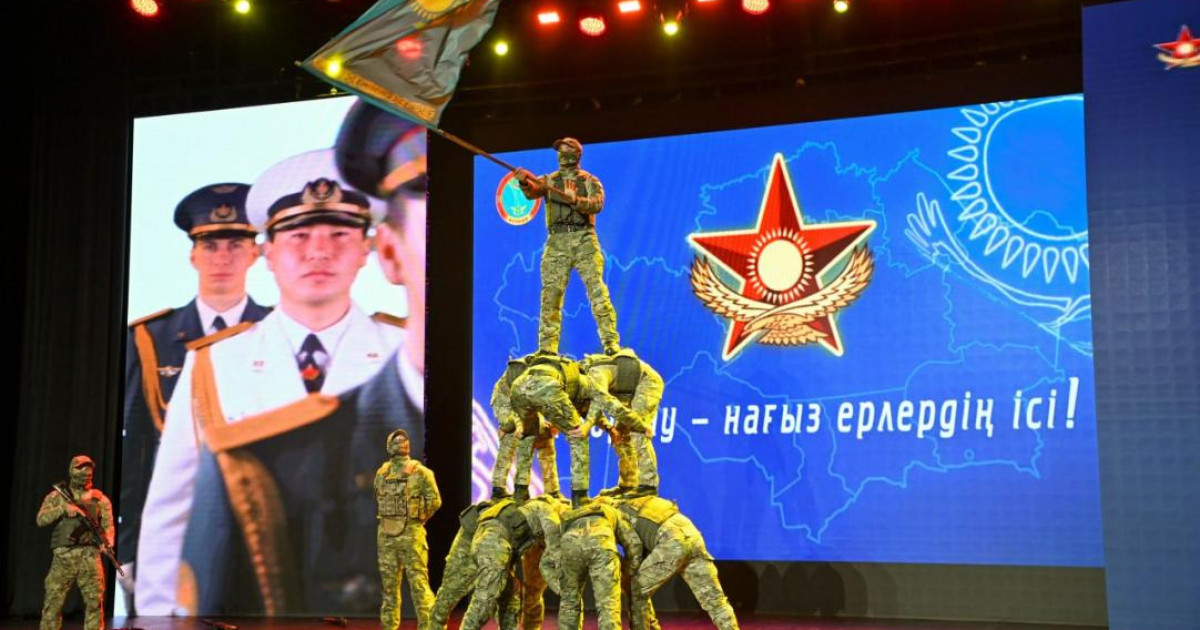 Астанада «Ел қорғау – нағыз ерлер ісі» әскери-патриоттық акциясы өтті