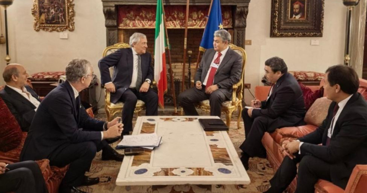 Қазақстан Сыртқы істер министрі Италия сыртқы істер министрі Антонио Таянимен кездесу өткізді