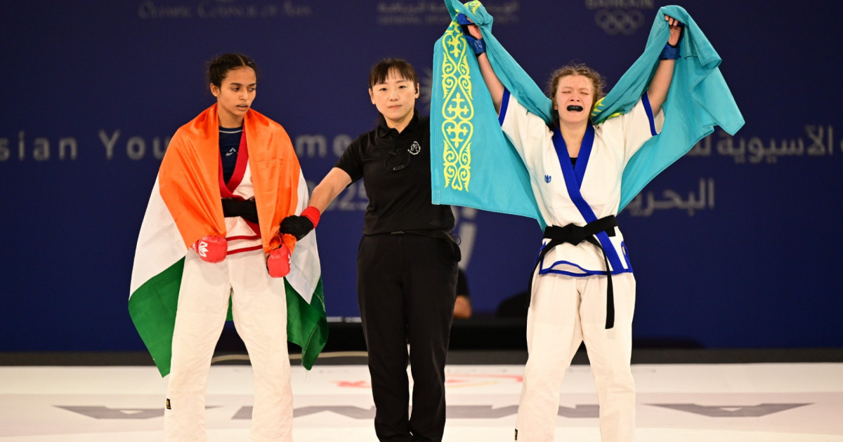 Қазақстандық спортшы қыз аралас жекпе-жектен Азия ойындарының чемпионы атанды