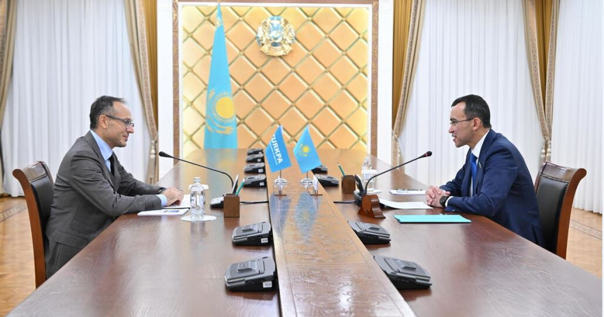 Сенат Төрағасы ТүркПА Бас хатшысы Рамиль Гасановпен кездесті