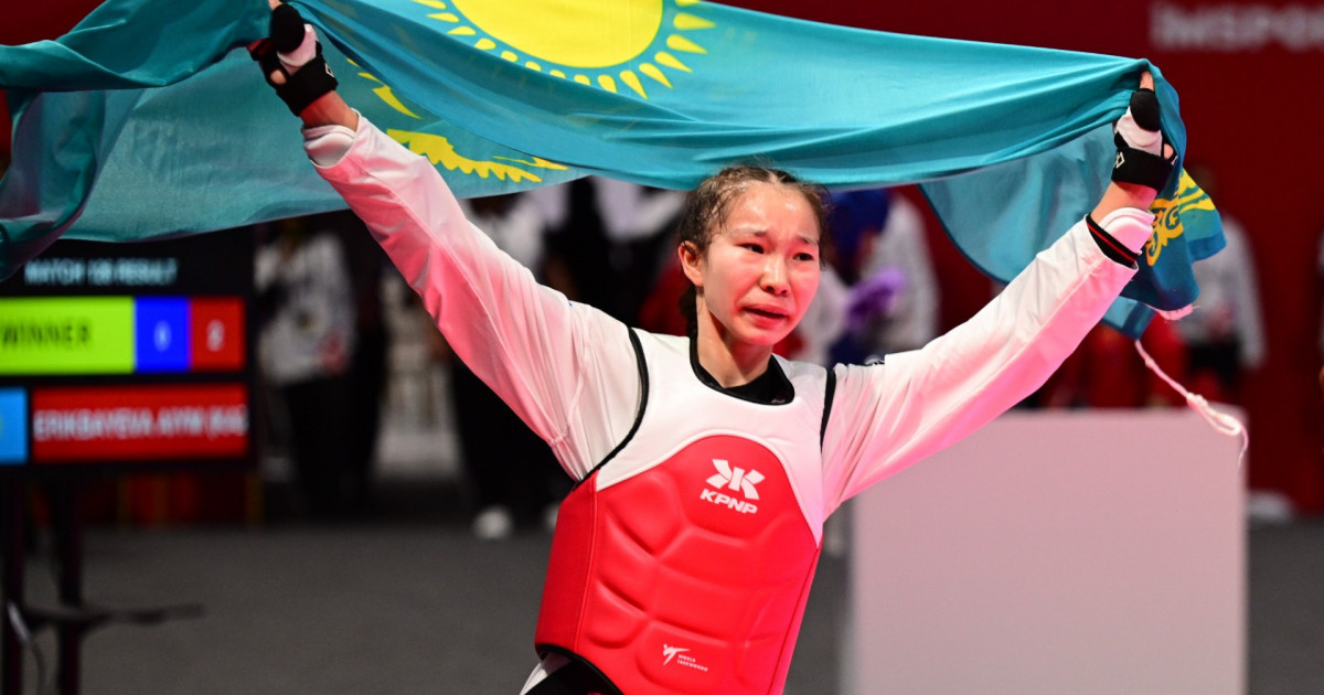 Айым Серікбаева Азия ойындарында қарсылас шақ келтірмей, алтын медаль алды