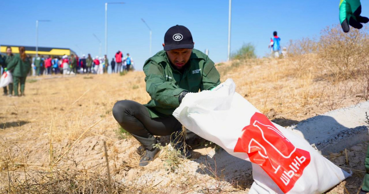 «Taza Qazaqstan»  экологиялық эстафетасы Шымкенттен Сауранға дейін жалғасты