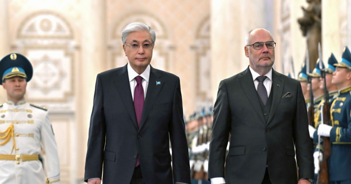 Ақордада Эстония президентін салтанатты қарсы алу рәсімі өтті