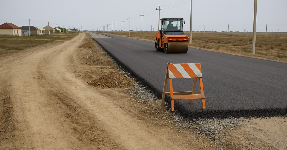 Атыраудағы 10 шақырым жолды сегіз жылдан бері «жөндеп» жатыр