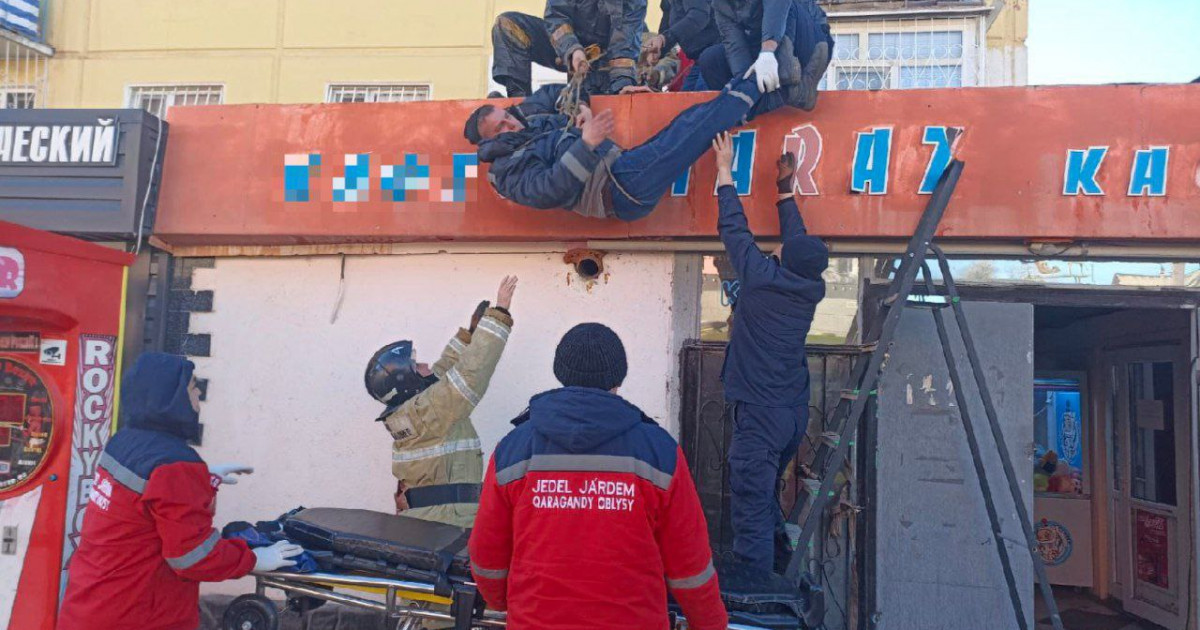 Балқашта шатырға шыққан азамат есінен танып қалды