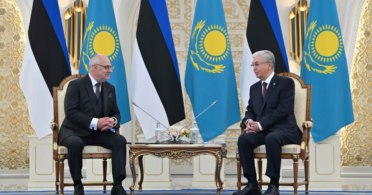Қазақстан мен Эстония президенттері келіссөз жүргізді