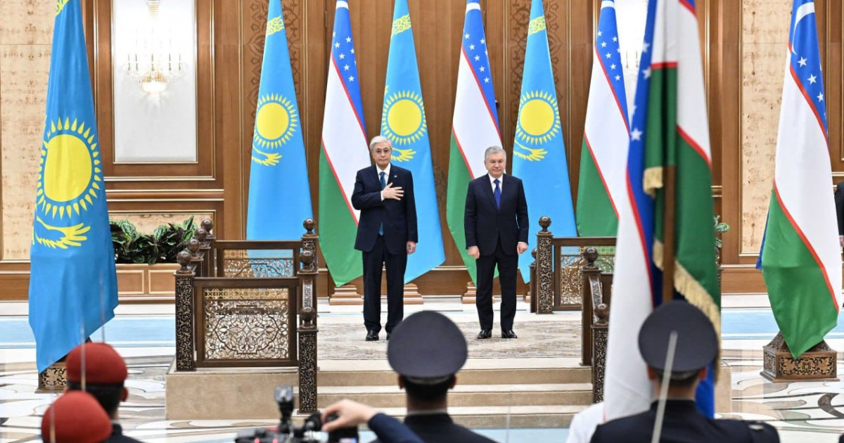 Ташкентте Президент Қасым-Жомарт Тоқаевты ресми қарсы алу рәсімі өтті