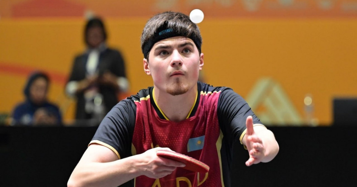 Үстел теннисі: Румынияда өтіп жатқан жастар арасындағы әлем чемпионатында Алан Құрманғалиев жеңіліп қалды