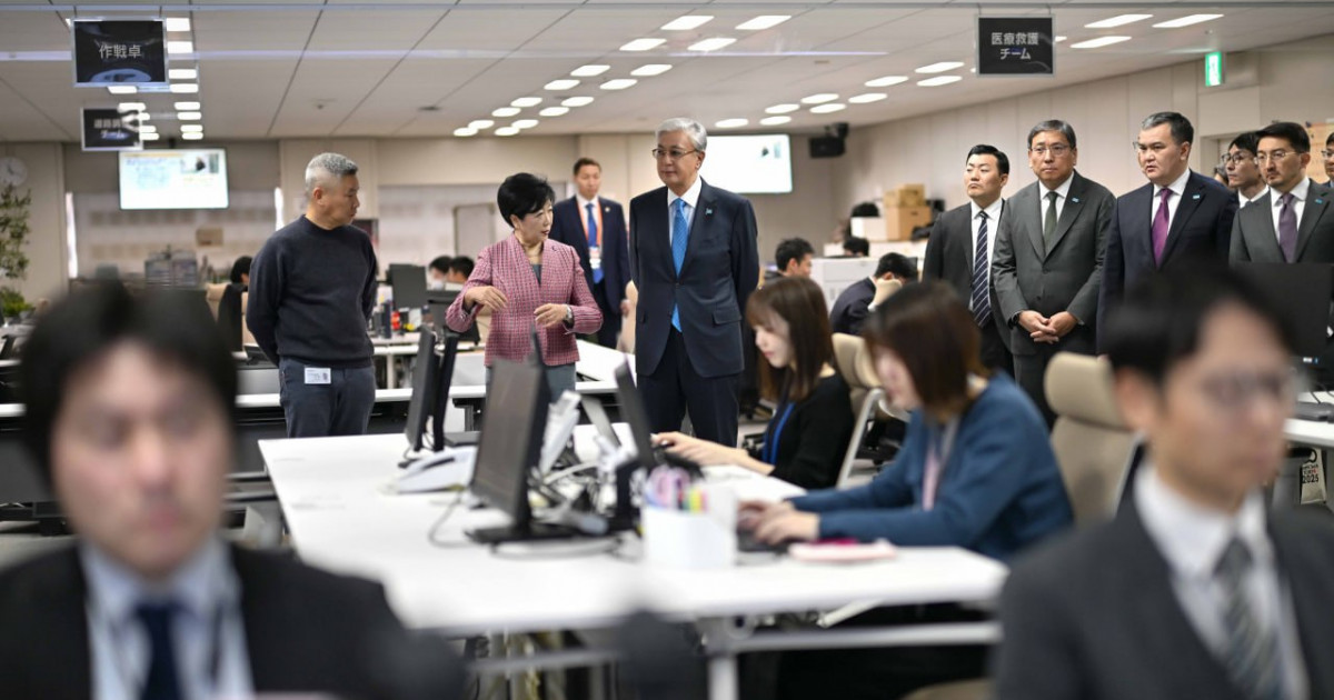 Мемлекет басшысы Токионың Төтенше жағдайлар жөніндегі ахуалдық орталығына барды 