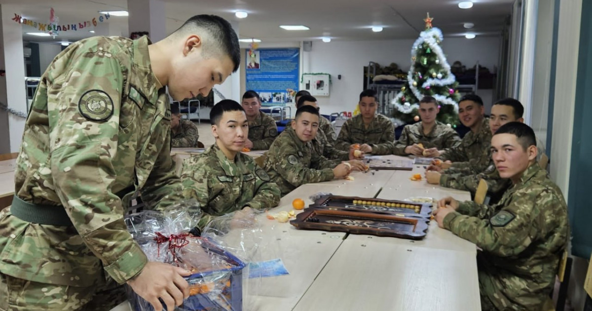 Әскердегі сарбаздардың да жаңажылдық тілектері орындалды