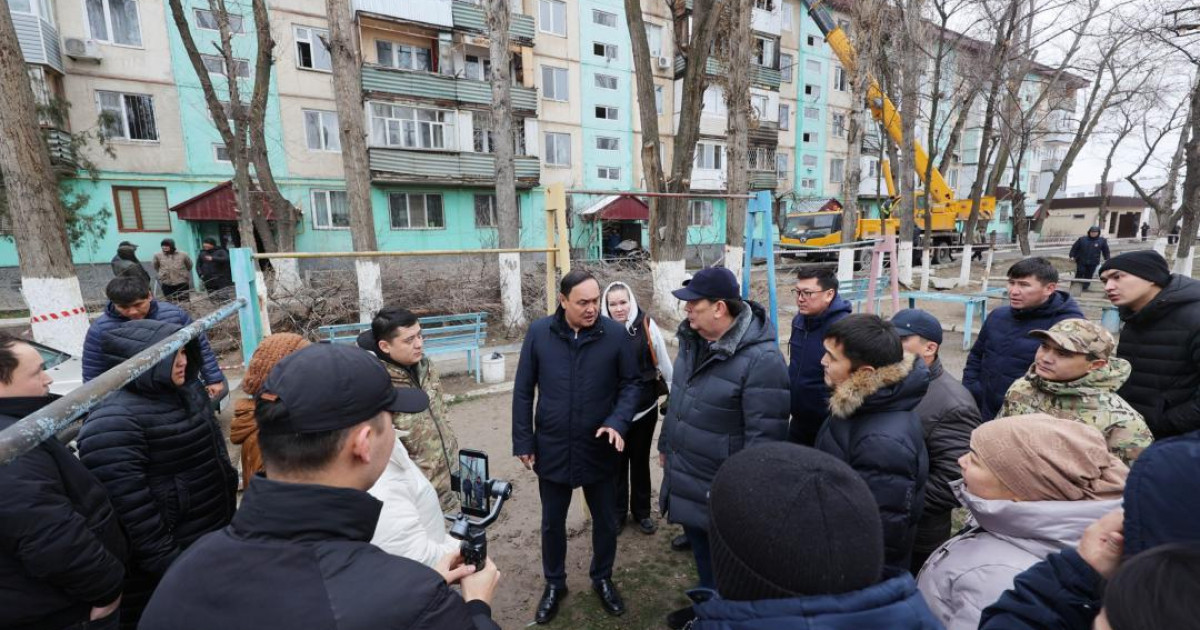 Тараздағы өрт: Ербол Қарашөкеев тұрғындарға көмек көрсетілетінін жеткізді