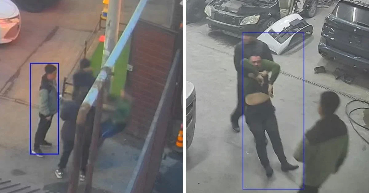 Алматыда үш жігіт ер адамды көшеде қатты соққыға жықты