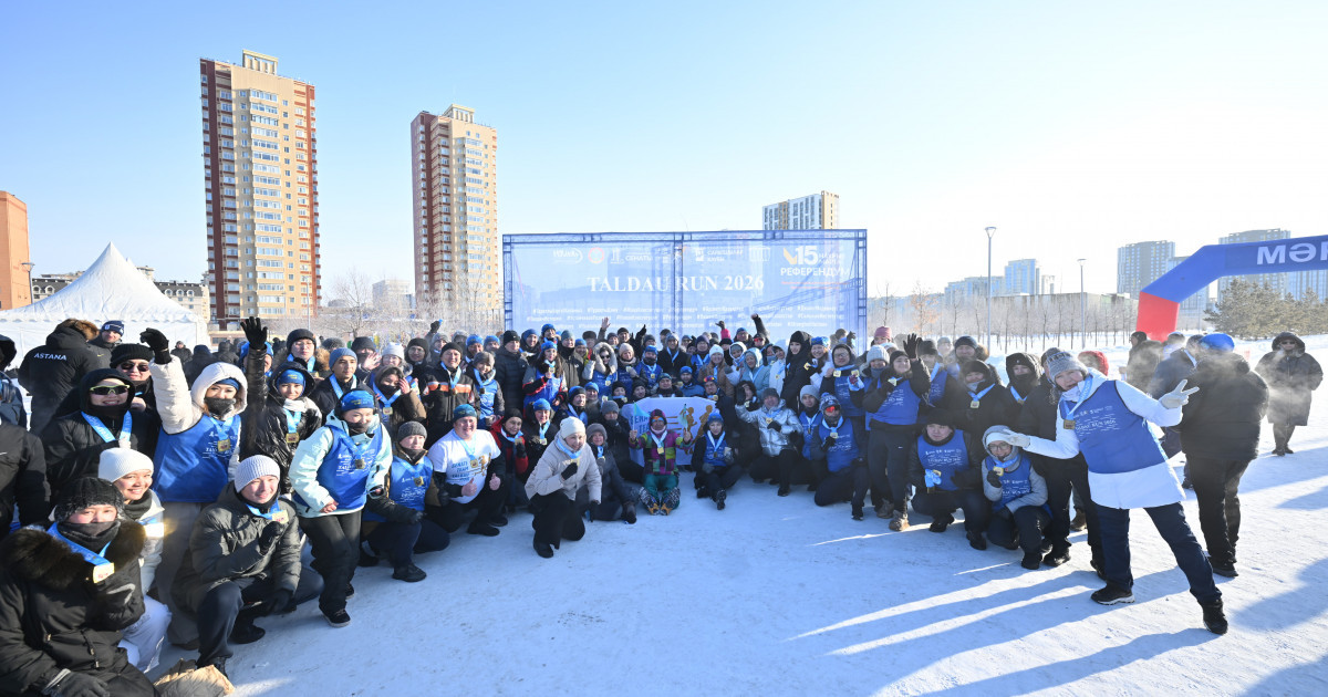 Астанада жаңа Конституцияға байланысты референдум қарсаңында Taldau Run өтті