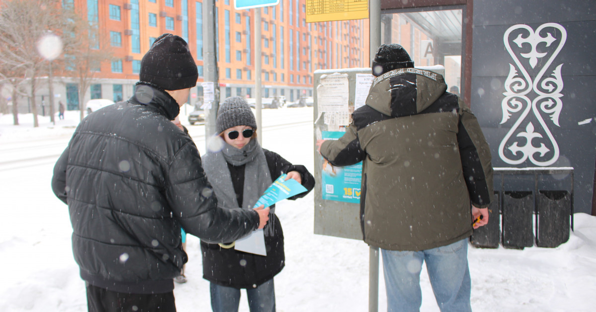 Жалпыұлттық коалиция белсенділері Шымкенттегі жастармен кездесті