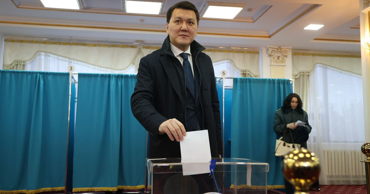 Мемлекеттік кеңесші Ерлан Қарин референдумға қатысып, өз таңдауын жасады