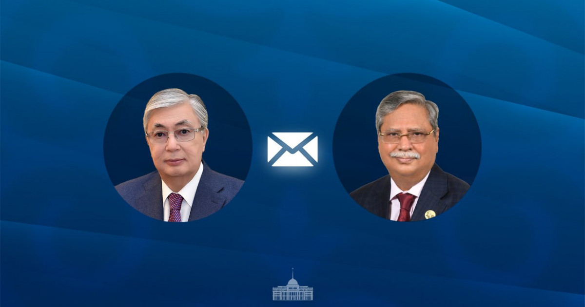 Қасым-Жомарт Тоқаев Бангладеш президентіне құттықтау жеделхатын жолдады