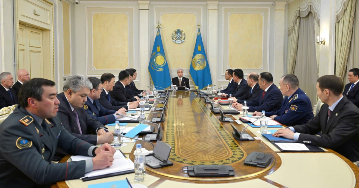 Қасым-Жомарт Тоқаев Қазақстан Республикасы Қауіпсіздік Кеңесінің отырысын өткізді