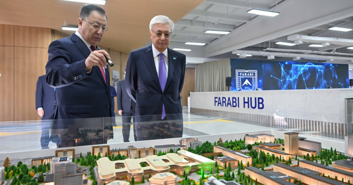 Қасым-Жомарт Тоқаев әл-Фараби атындағы Қазақ ұлттық университетіне барды