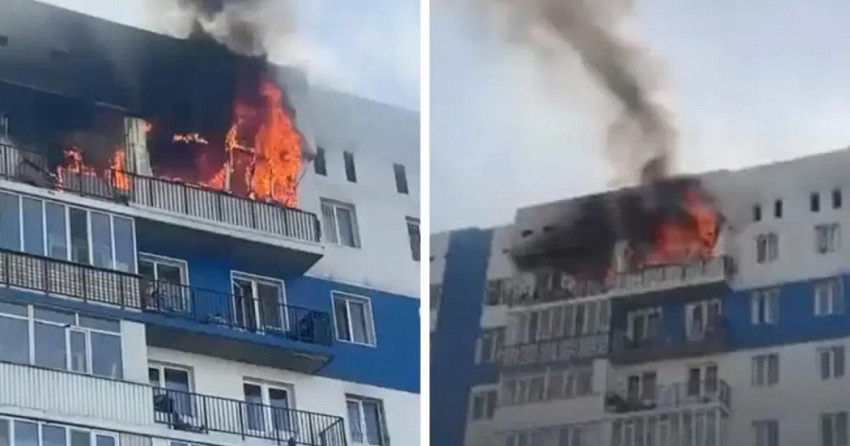 Алматыда «Асыл Арман» тұрғын үй кешені өртенді