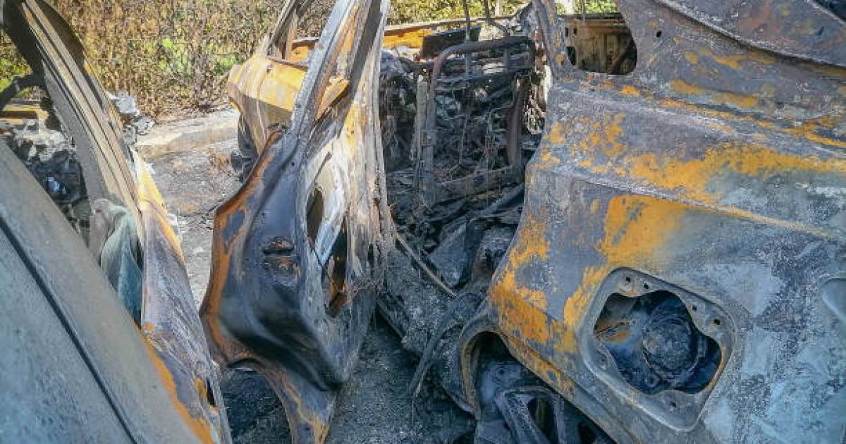 Оралда жеңіл автокөлік өртеніп, 16 жастағы жасөспірімді күйік шалды