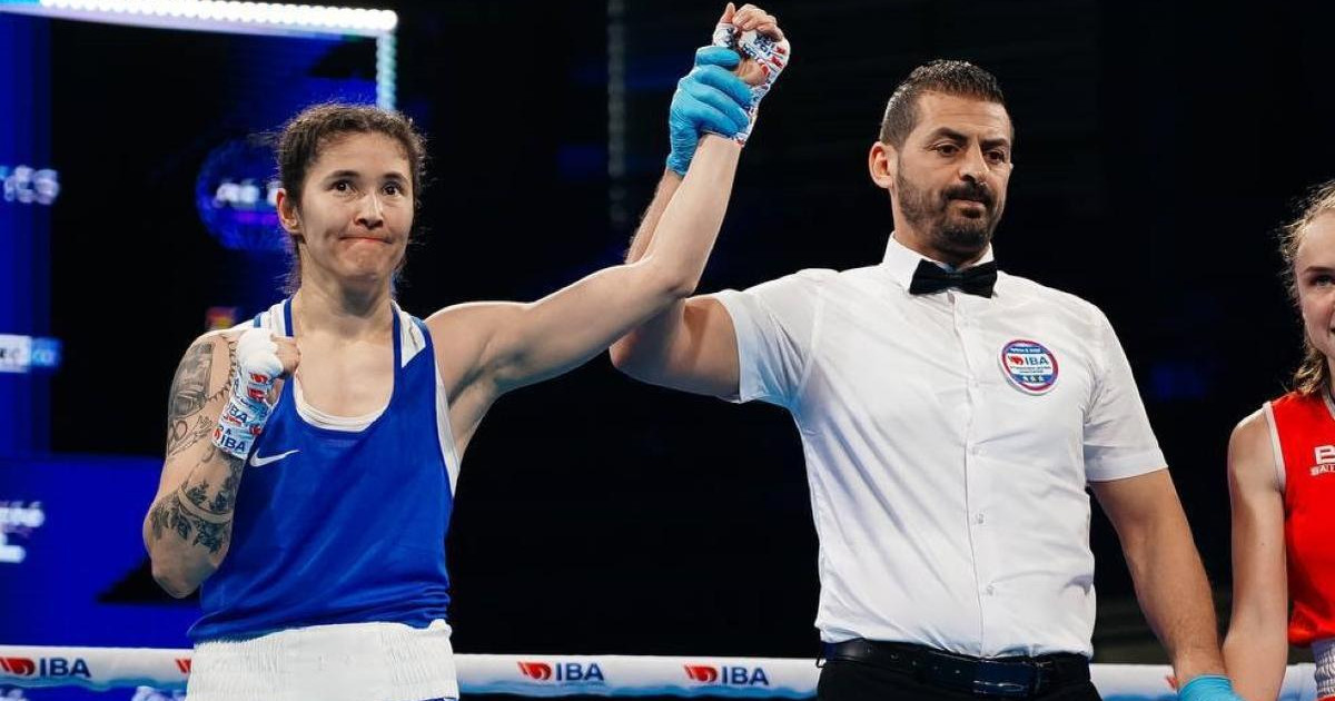 Үш дүркін әлем чемпионы Назым Қызайбай жаңа салмақта сәтті дебют жасады (видео)