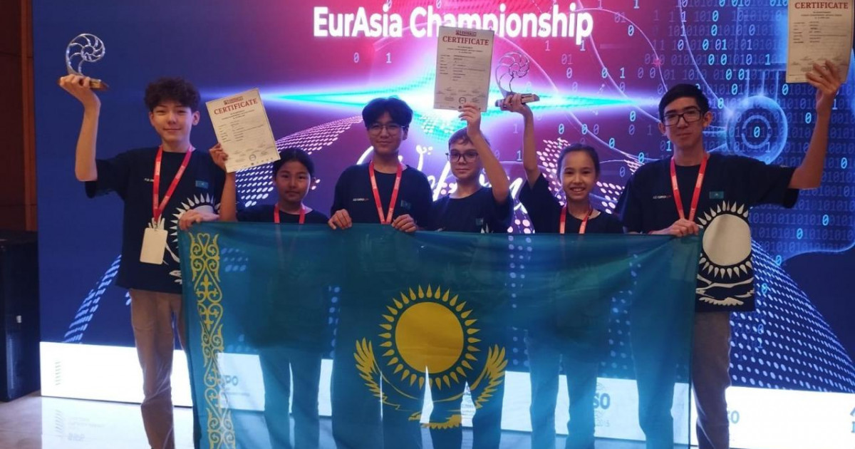 Жас робототехниктер Түркиядағы халықаралық олимпиадада жүлде алды