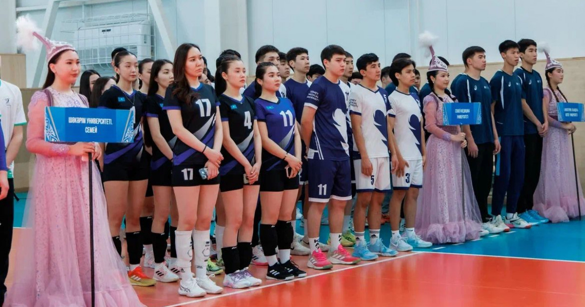 Жетісу өңірінде студенттер арасында волейбол додасы басталды