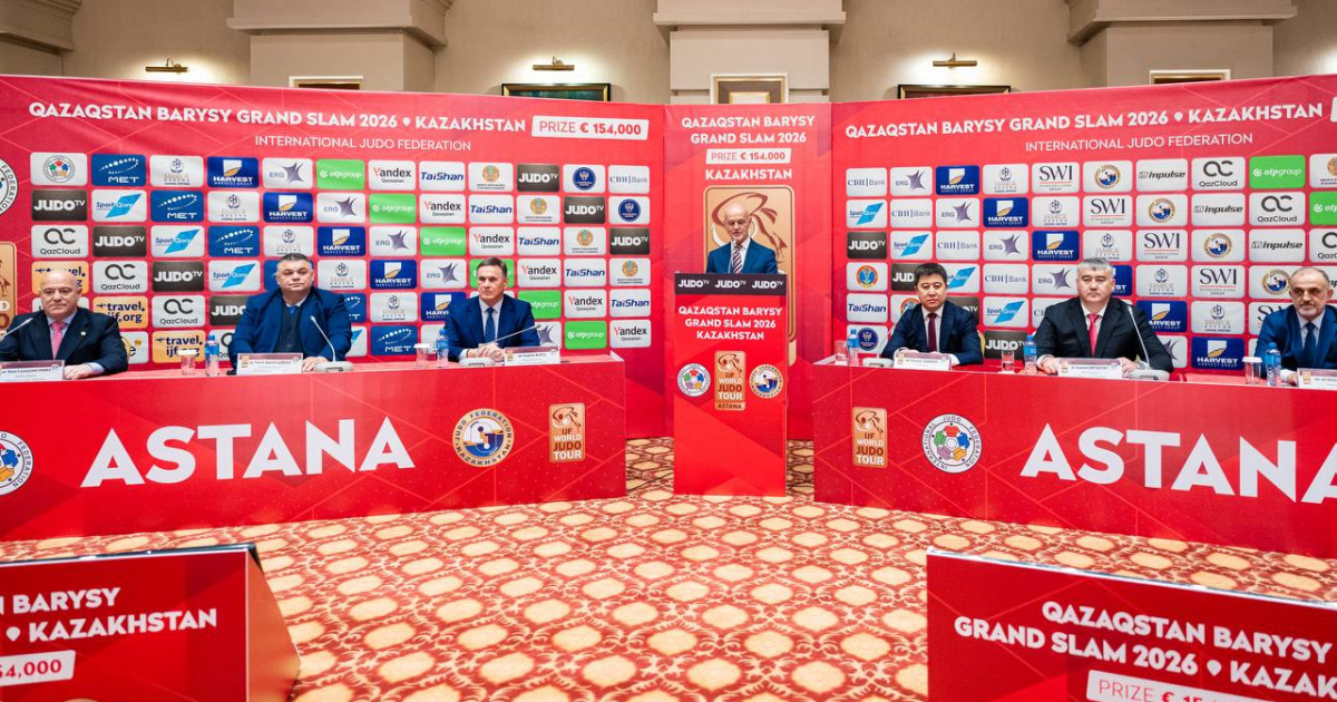 Астанада Qazaqstan Barysy Grand Slam 2026 турнирінің жеребе тарту рәсімі өтті