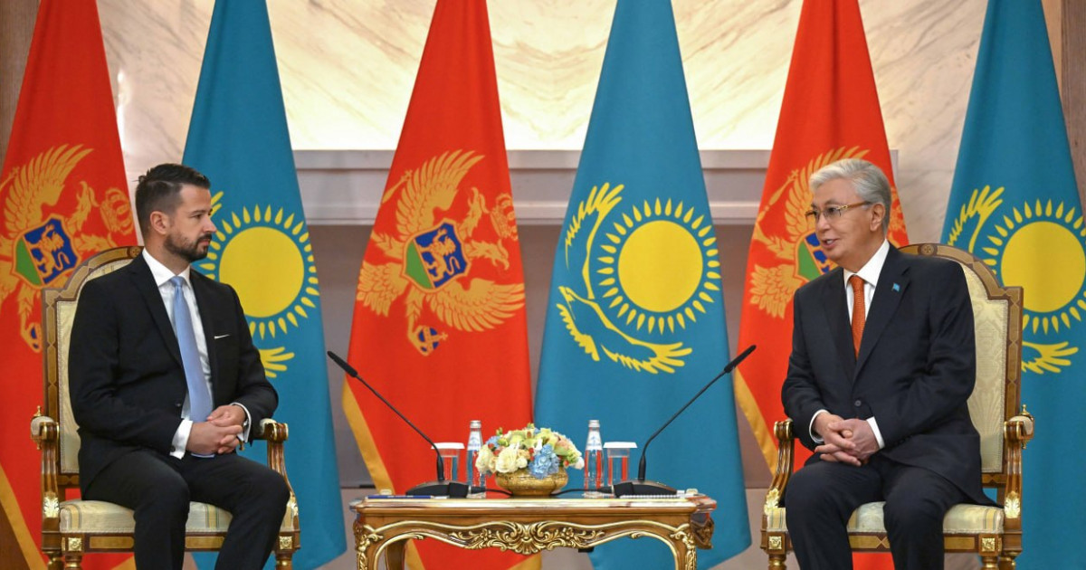 Қазақстан мен Черногория президенттері шағын құрамда келіссөз жүргізді