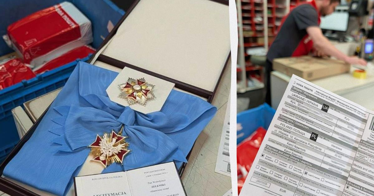 Зеленский «Ақ қыран» орденін Польша президентіне пошта арқылы қайтарып жіберді